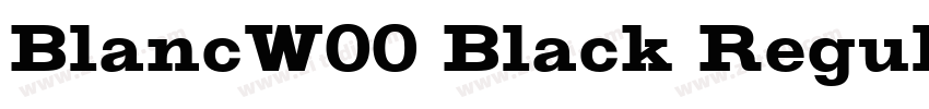 BlancW00 Black Regul字体转换 BlancW00 Black Regul字体转换